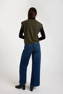 Tabby Cashmere Tank - Olive