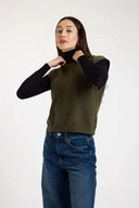 Tabby Cashmere Tank - Olive