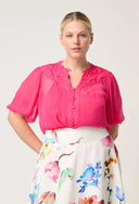 Selini Blouse - Celosia Pink