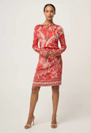 Helsa Dress - Crimson Palms