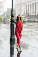 Coogee Dress – Red Swirl