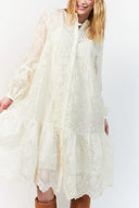 Lollys Laundry Alanna Dress - Creme