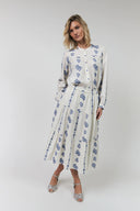 Lollys Laundry Morning Midi Skirt - Creme