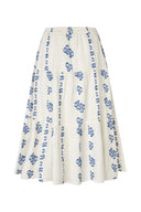 Lollys Laundry Morning Midi Skirt - Creme