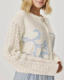 Splendid Jacquard Cardigan - Shell