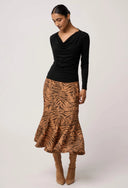 Milda Cowl Top - Black
