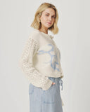 Splendid Jacquard Cardigan - Shell