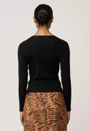 Milda Cowl Top - Black