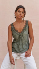 Solange Camisole - Khaki