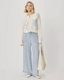 Splendid Jacquard Cardigan - Shell