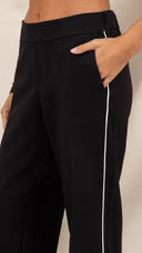 Kim Crepe Trousers - Black