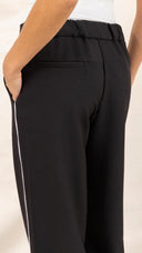 Kim Crepe Trousers - Black