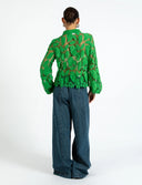 Lace Shirt - Lush Green