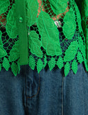 Lace Shirt - Lush Green
