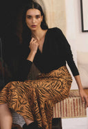 Milda Cowl Top - Black