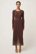 Rhiannon Knit dress - Mocha