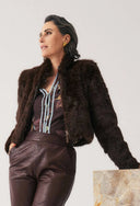 Dawn Faux Fur Jacket - Walnut