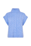 Fresno Knit Vest - Blue