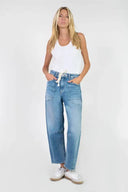 Madie Barrel Jean - Denim