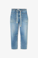 Madie Barrel Jean - Denim