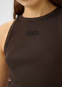 Drew Rhinestone Logo Tank - Mole