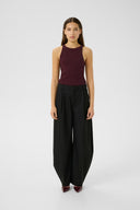 Drew Rhinestone Logo Tank - Aronia