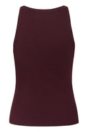 Drew Rhinestone Logo Tank - Aronia