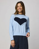 All The Love Sweater - Sea Breeze