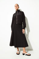 Lounge The Label Tech Stretch Hooded Jacket Algarve - Black