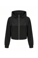 Lounge The Label Tech Stretch Hooded Jacket Algarve - Black