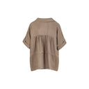 Coster Copenhagen Blouse With Zipper And Bow - Moon Rock