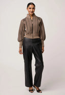 Joan Leather Pant - Black