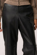 Joan Leather Pant - Black