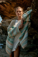 Luella Cardigan - Aqua Multi