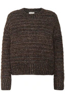 Marena Pullover - Black Coffee Melange