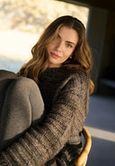 Marena Pullover - Black Coffee Melange