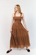 Lollys Laundry Nuda Maxi Dress - Camel
