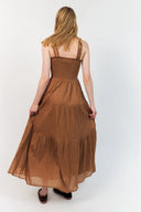 Lollys Laundry Nuda Maxi Dress - Camel
