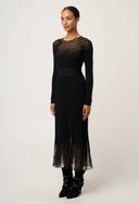 Rhiannon Knit  Dress - Black