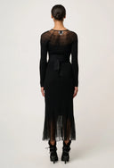 Rhiannon Knit  Dress - Black