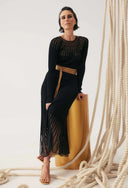 Rhiannon Knit  Dress - Black