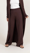 Sofia Knit Trousers - Dark Espresso