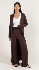 Sofia Knit Trousers - Dark Espresso