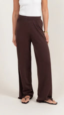 Sofia Knit Trousers - Dark Espresso