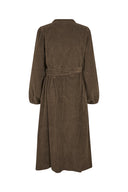 Paris Midi Dress - Dark Mokka