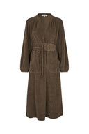Paris Midi Dress - Dark Mokka