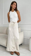 Phoebe Skirt - Pearl