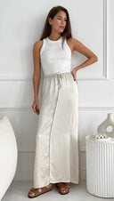 Phoebe Skirt - Pearl
