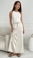 Phoebe Skirt - Pearl
