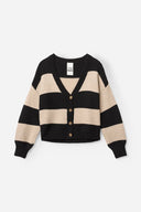 Jolie 999 Cardigan - Black Sand